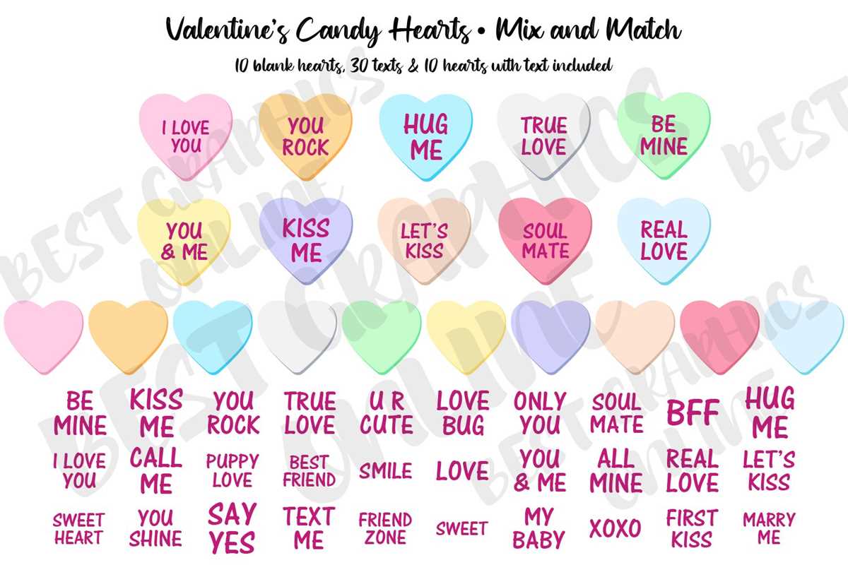 printable template conversation hearts printable template conversation hearts