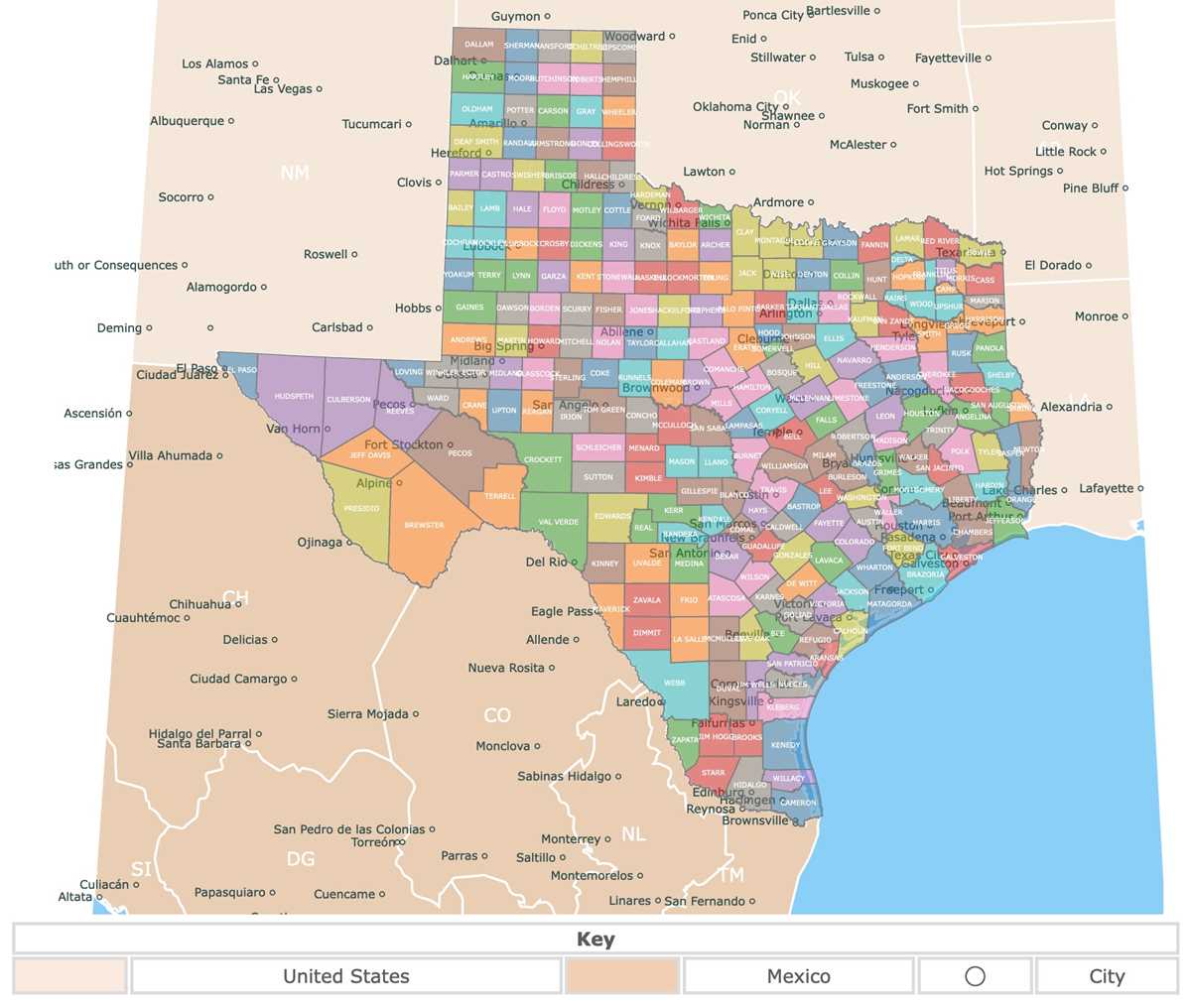 printable texas counties map printable texas counties map
