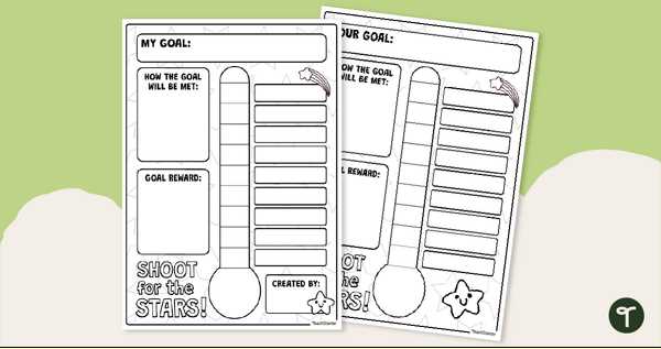 printable thermometer goal chart printable thermometer goal chart