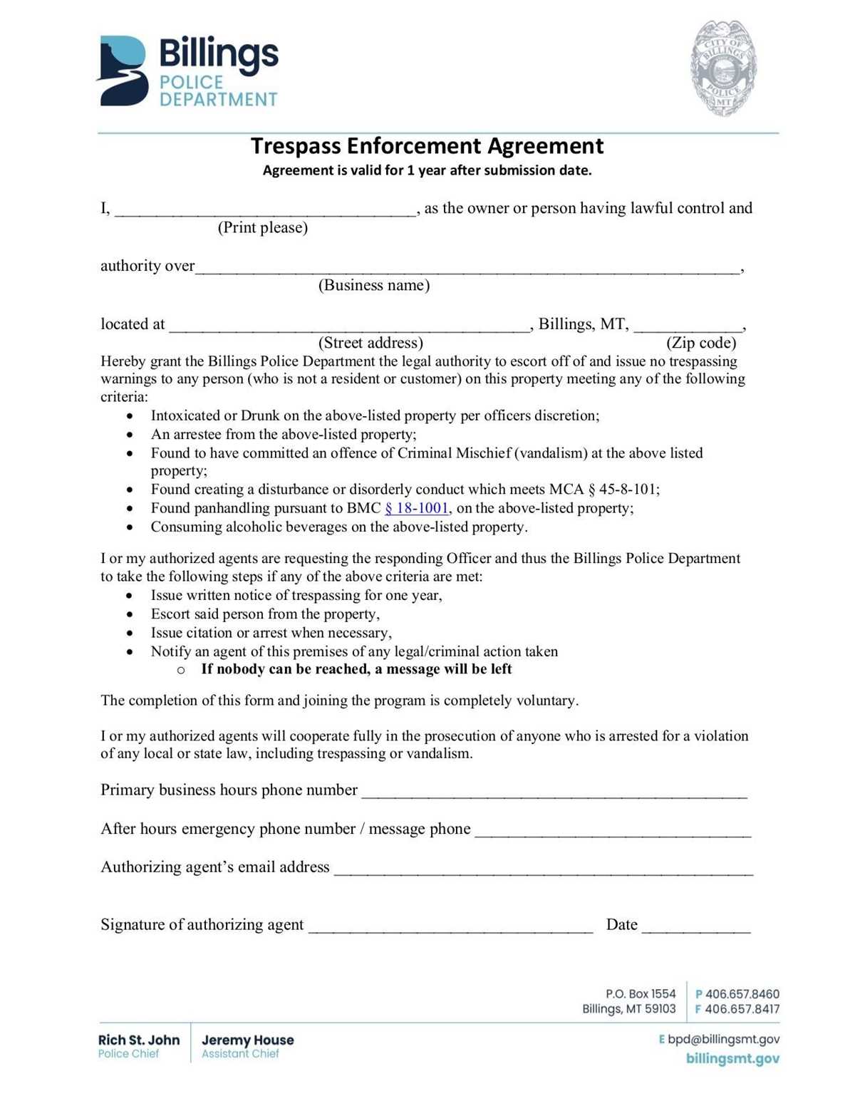printable trespass notice form printable trespass notice form