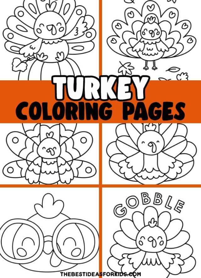 printable turkey to color