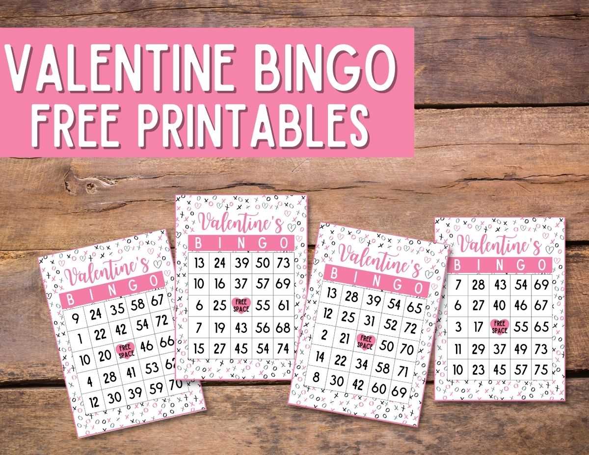printable valentines bingo printable valentines bingo
