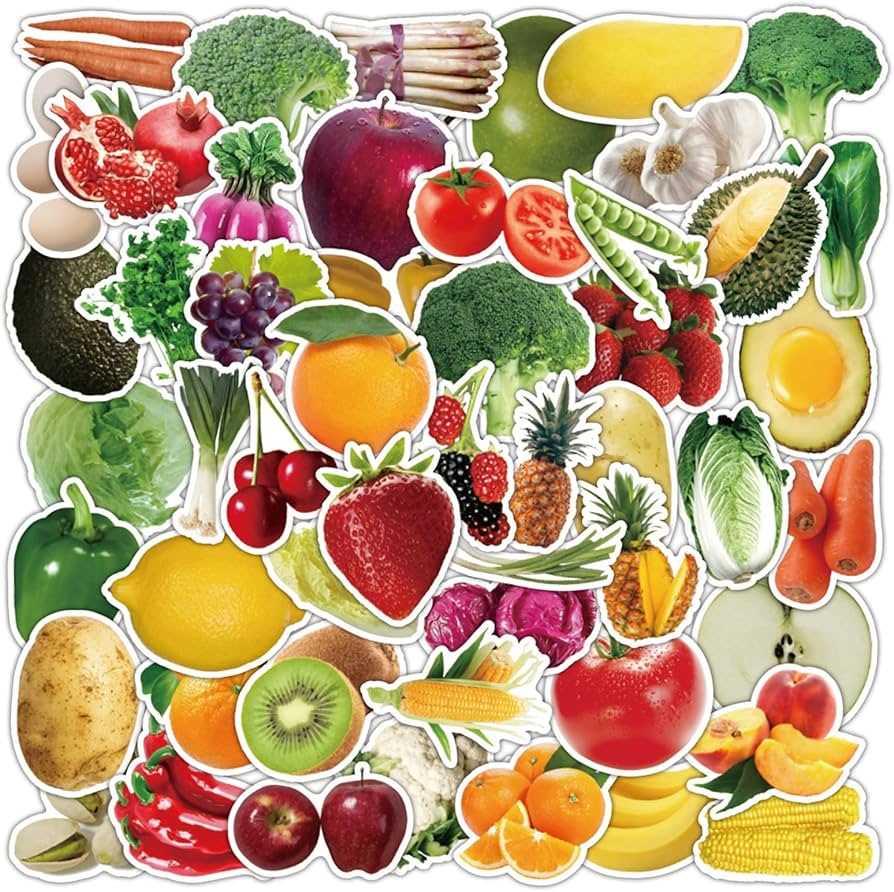 printable vegetable stickers printable vegetable stickers