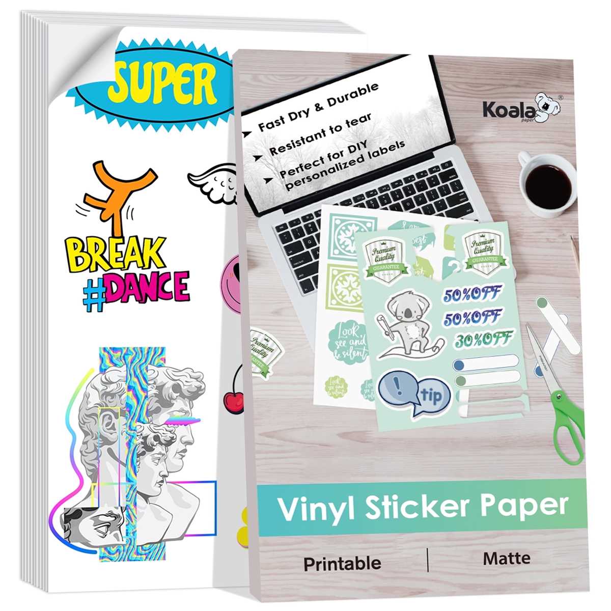 printable vinyl stickers paper