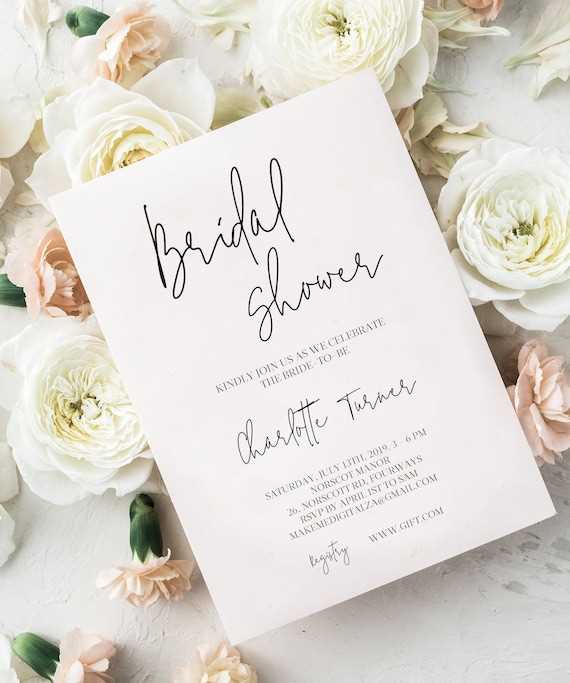 printable wedding shower invitations