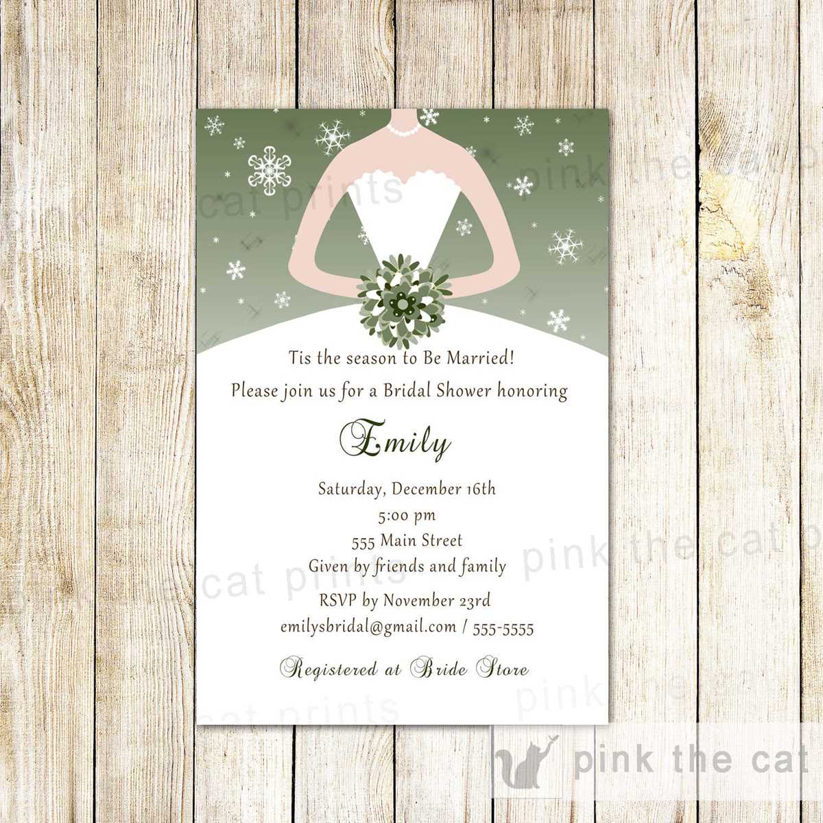 printable wedding shower invitations