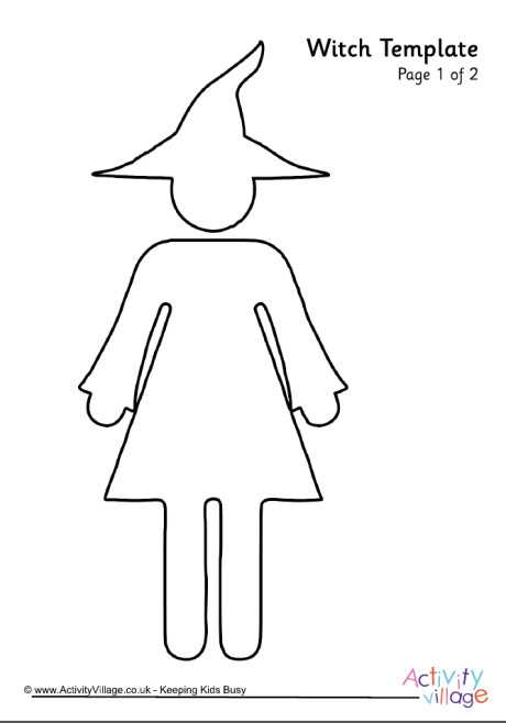 printable witch template