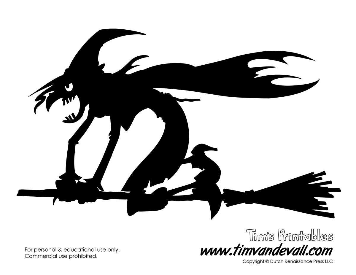 printable witch template