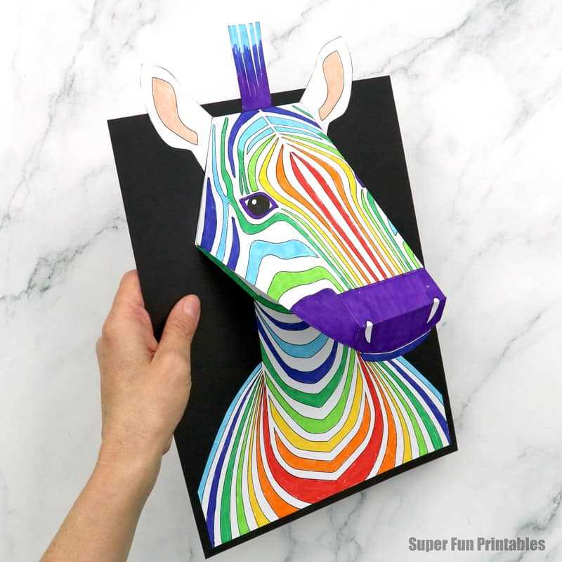 printable zebra craft template printable zebra craft template