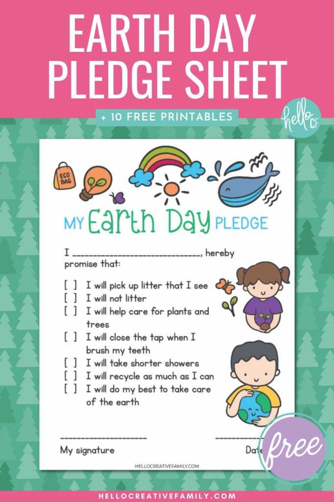 printables for earth day