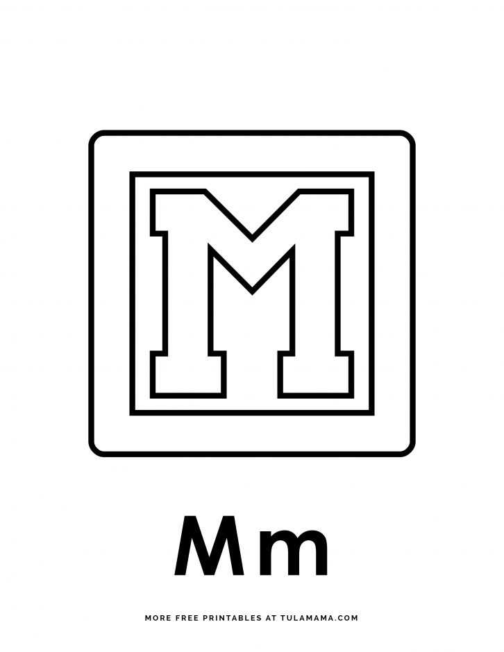 letter m template free printable letter m template free printable