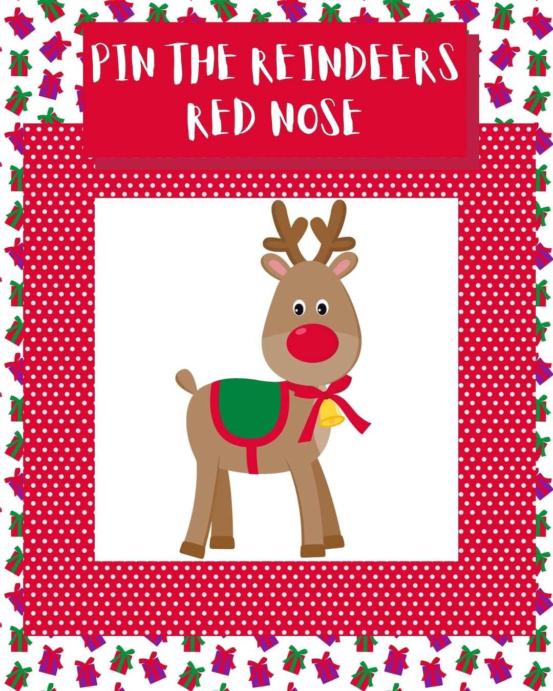 pin nose on rudolph printable pin nose on rudolph printable