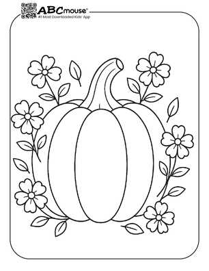 pumpkin coloring page printable
