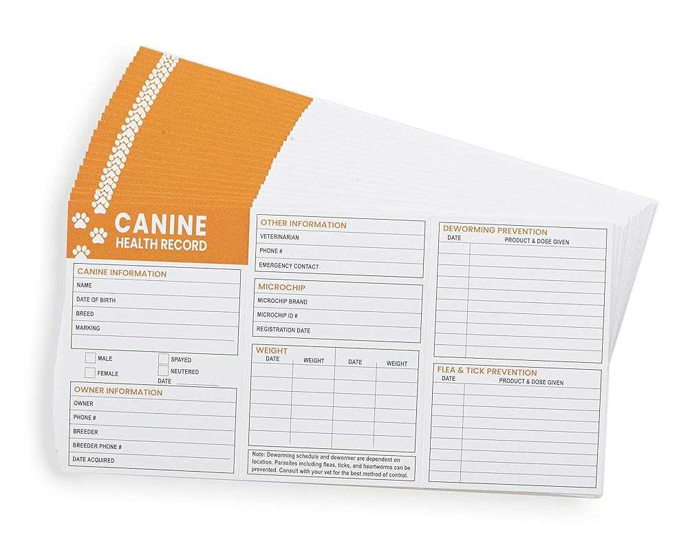 dog health record printable dog health record printable