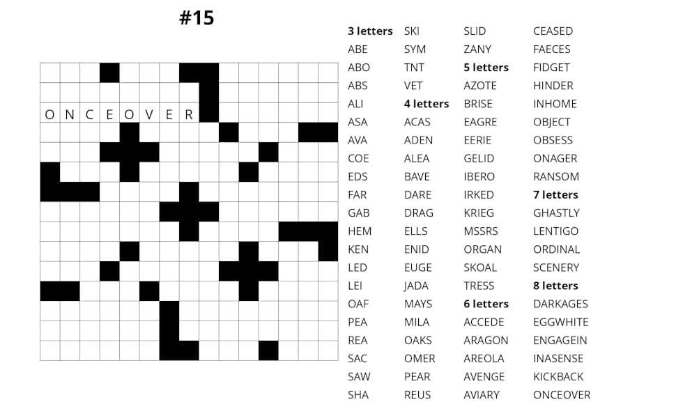 fill it in puzzles printable fill it in puzzles printable