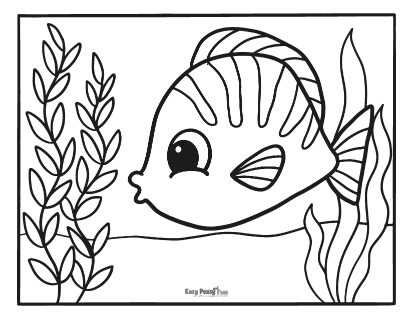 fish coloring page printable fish coloring page printable