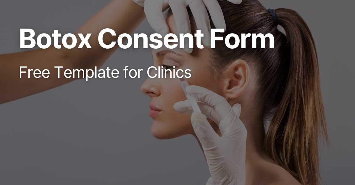 free printable botox consent form free printable botox consent form