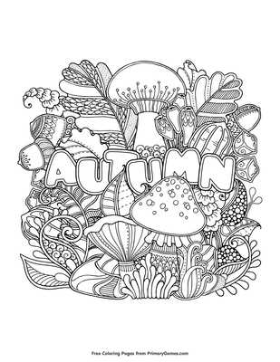 printable colouring pages autumn printable colouring pages autumn