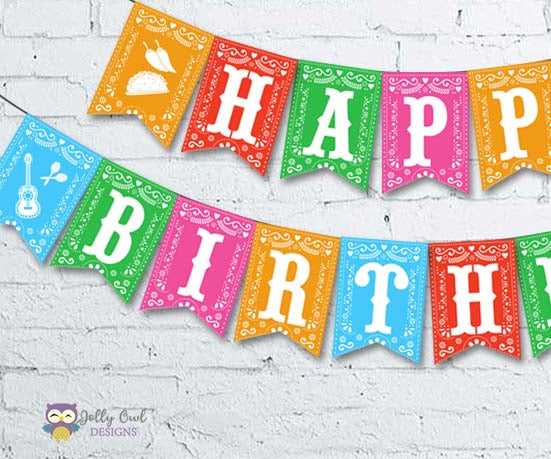 free happy birthday banner printable
