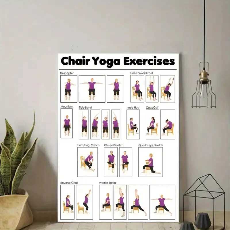 chair yoga printable chart free chair yoga printable chart free