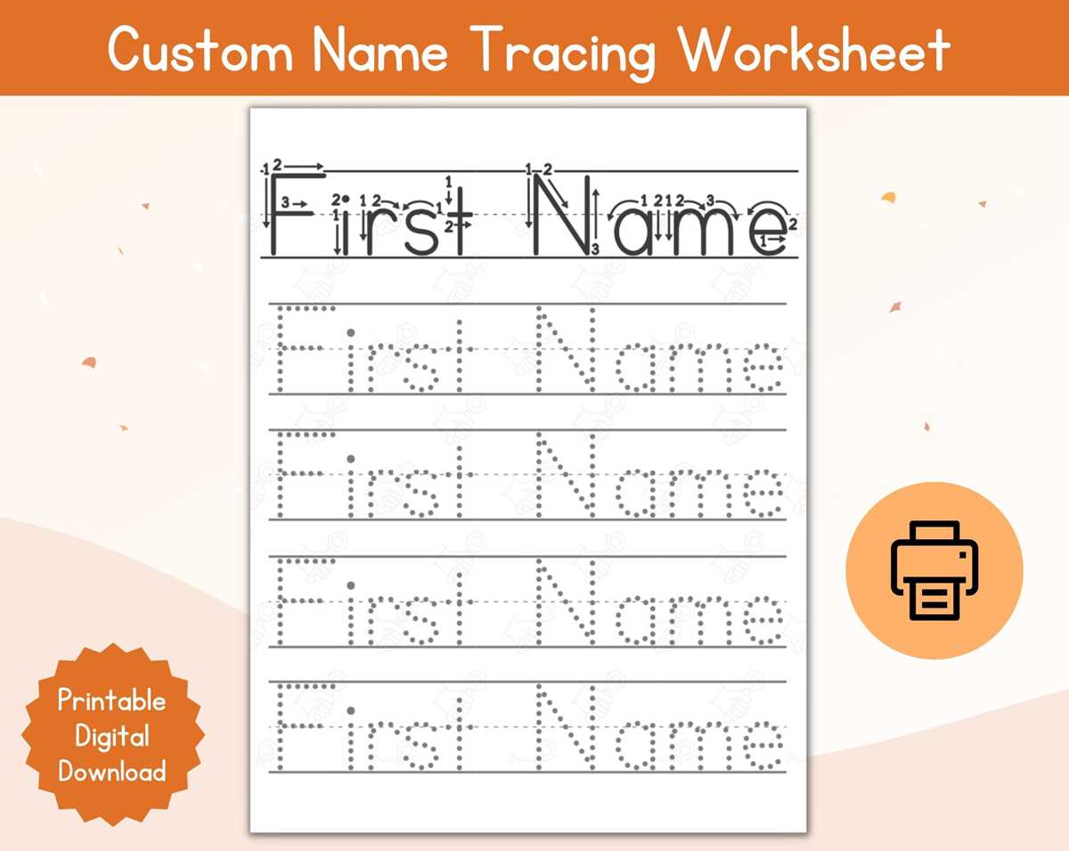 name tracing worksheet printable name tracing worksheet printable