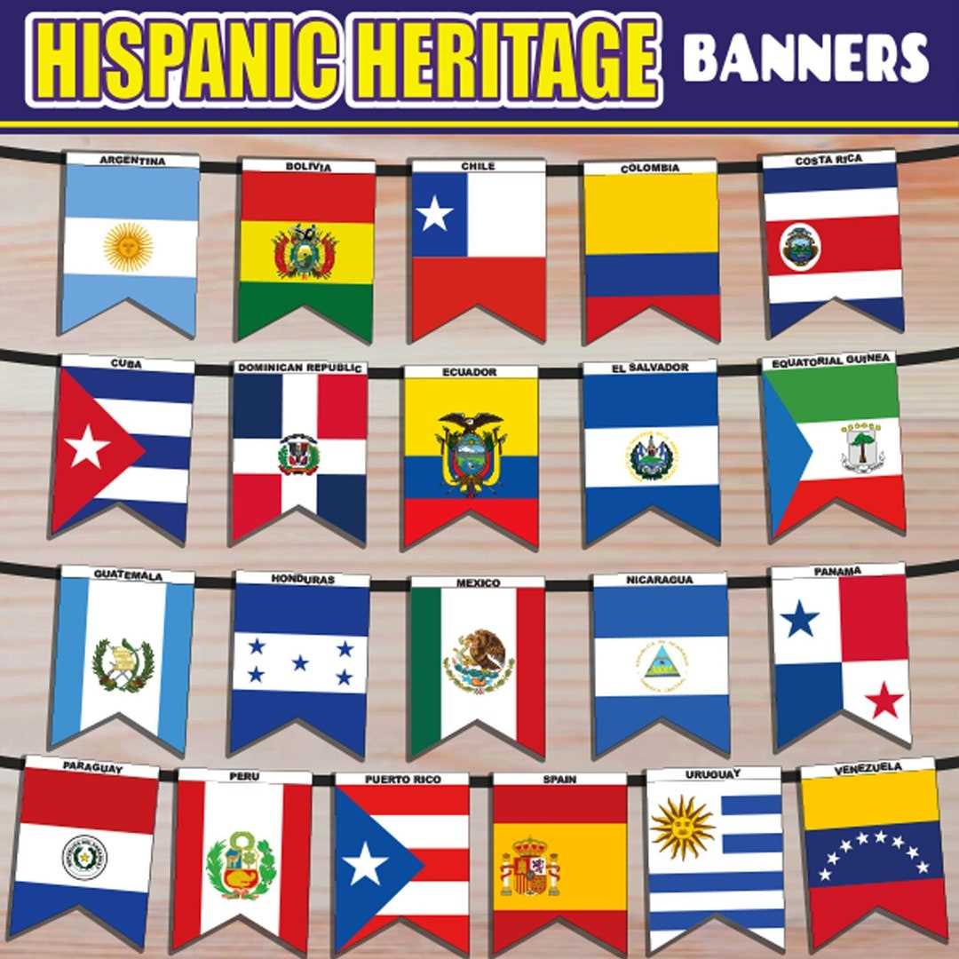 hispanic flags printable hispanic flags printable