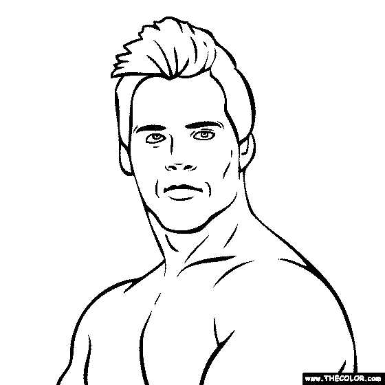 printable wwe coloring pages