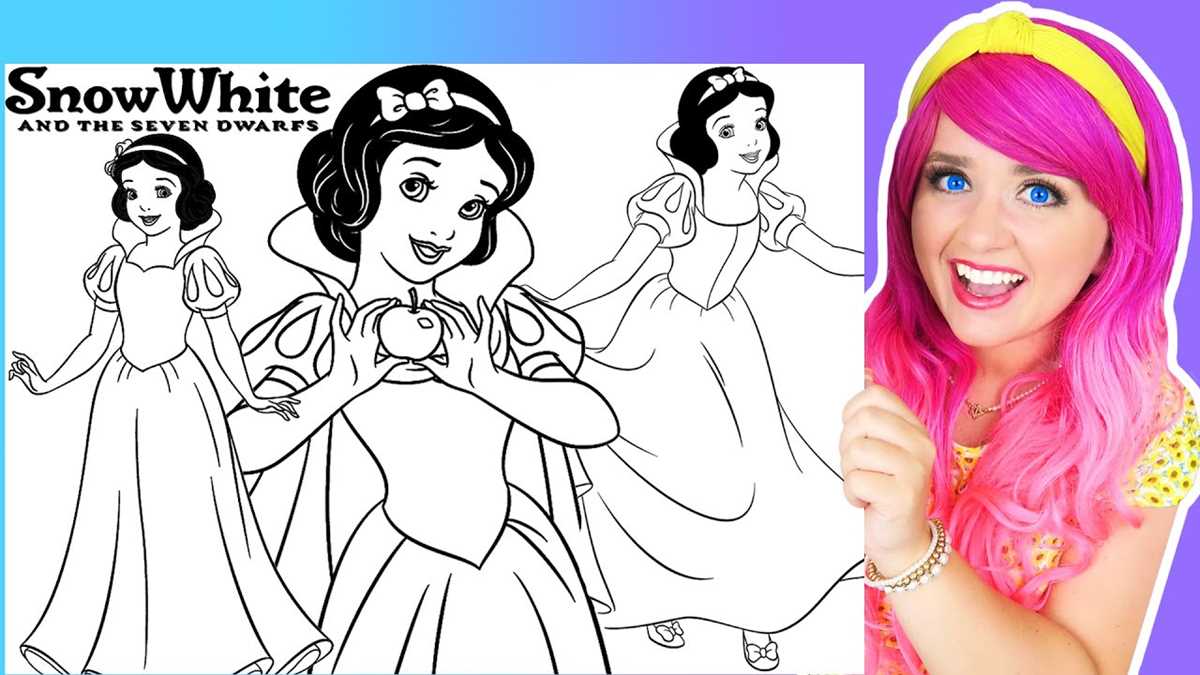 printable snow white coloring pages