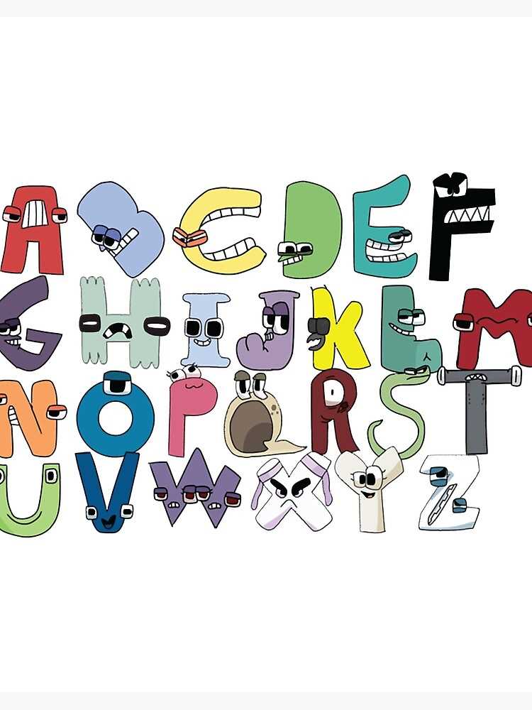alphabet lore printable
