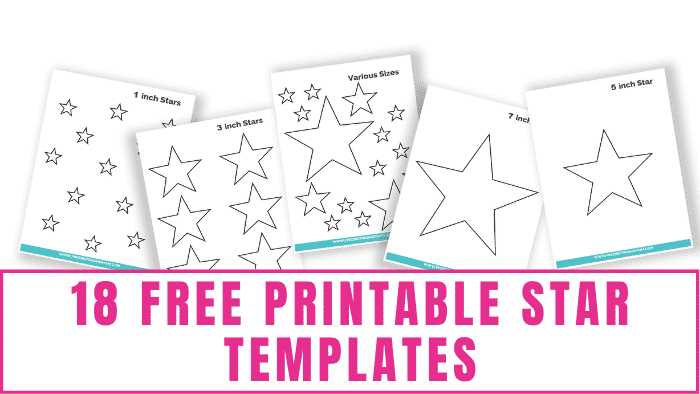 free printable stars free printable stars