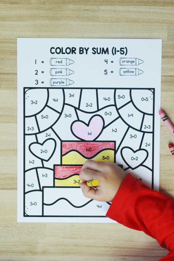 free printable valentines day color by number free printable valentines day color by number