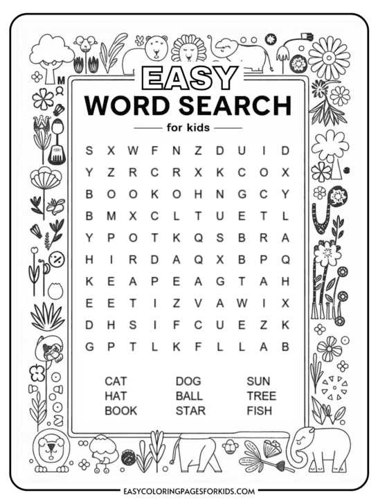 printable word searches free