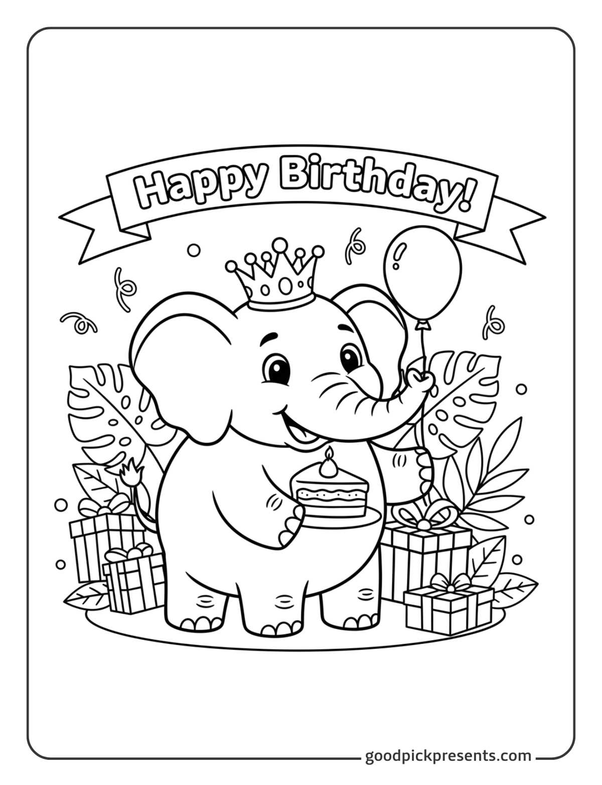 printable coloring pages for birthdays printable coloring pages for birthdays