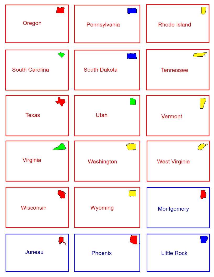 us states and capitals flash cards printable us states and capitals flash cards printable