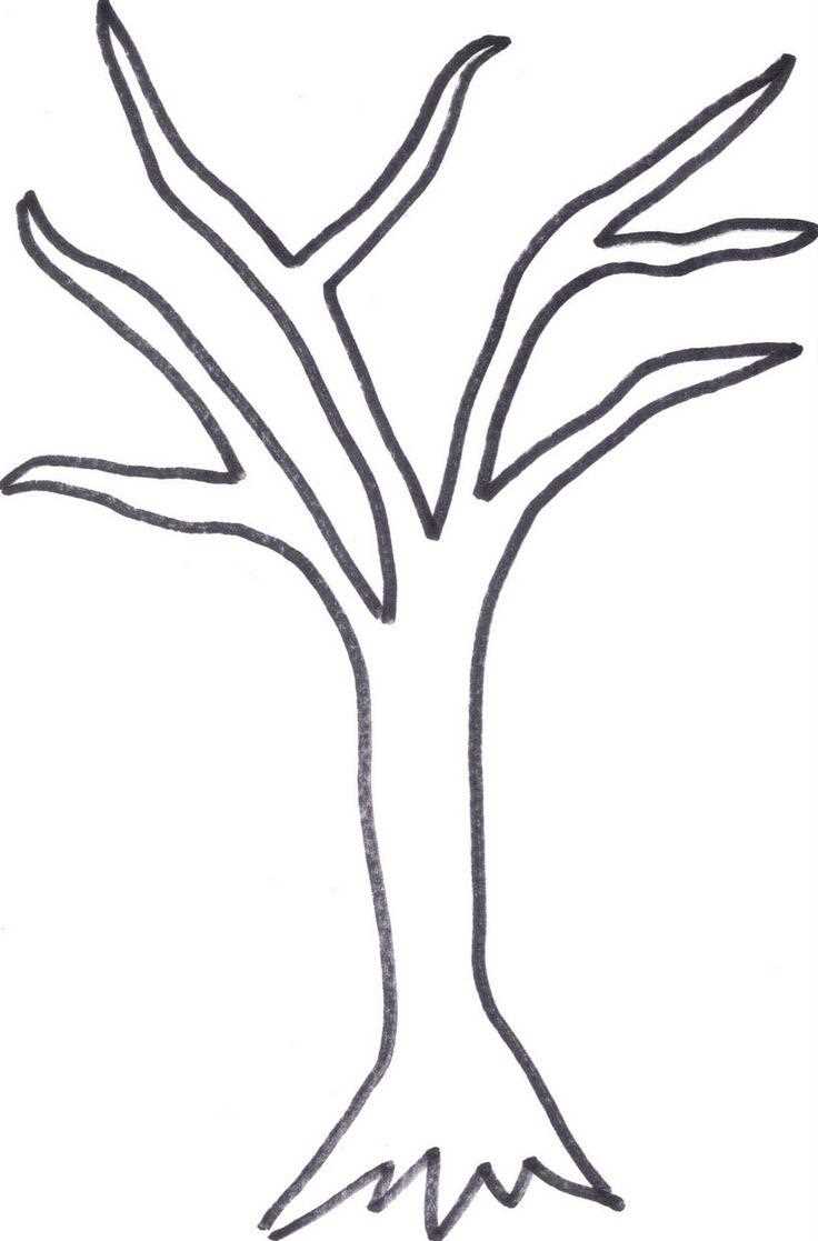 tree without leaves printable