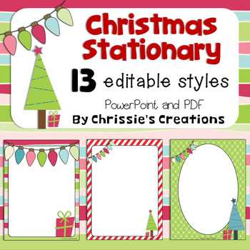 printable christmas stationery printable christmas stationery