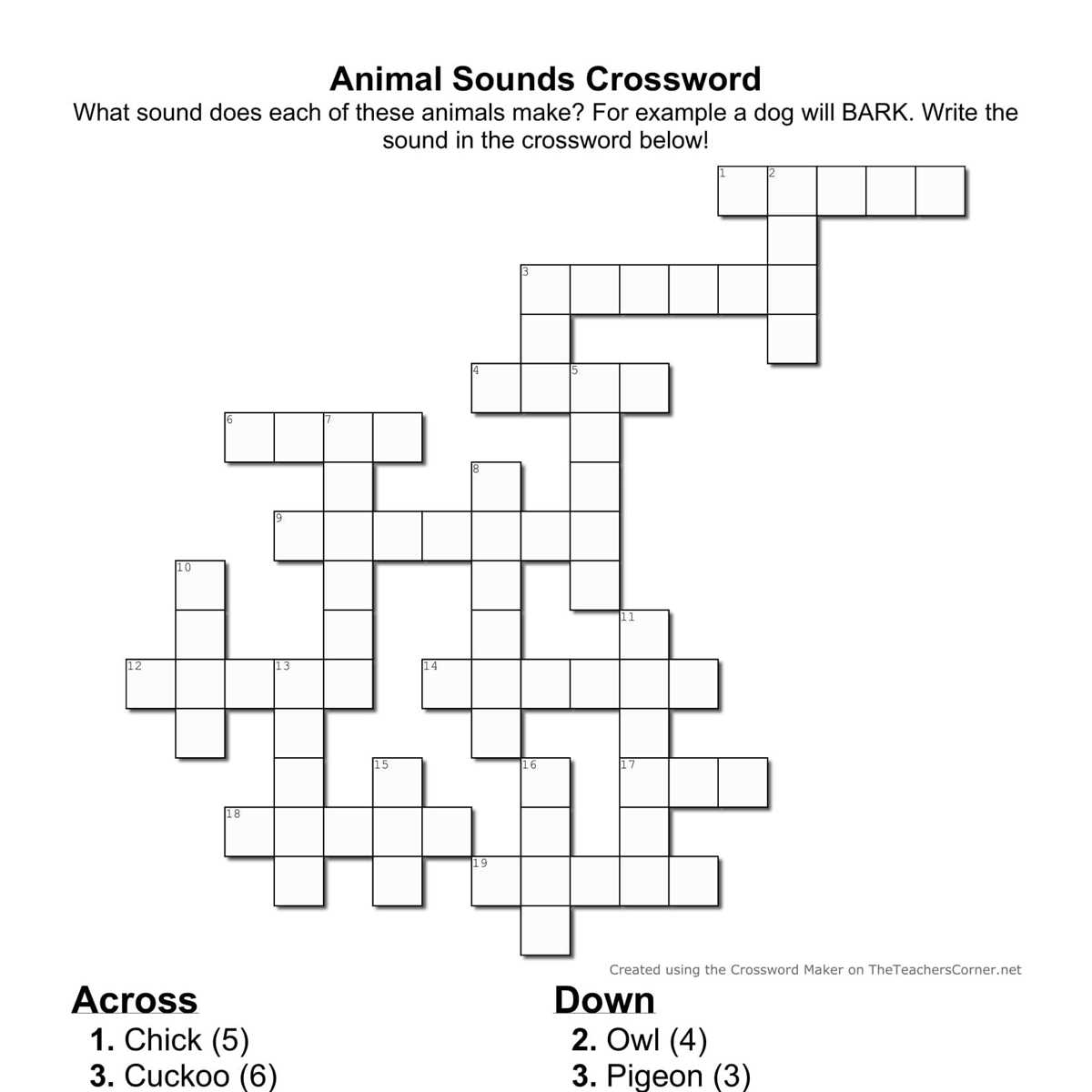printable themed crosswords printable themed crosswords