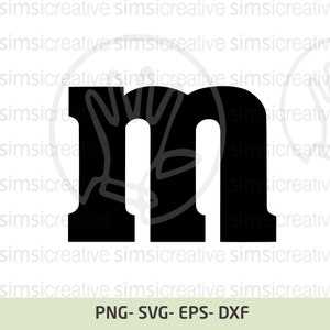 printable m and m logo