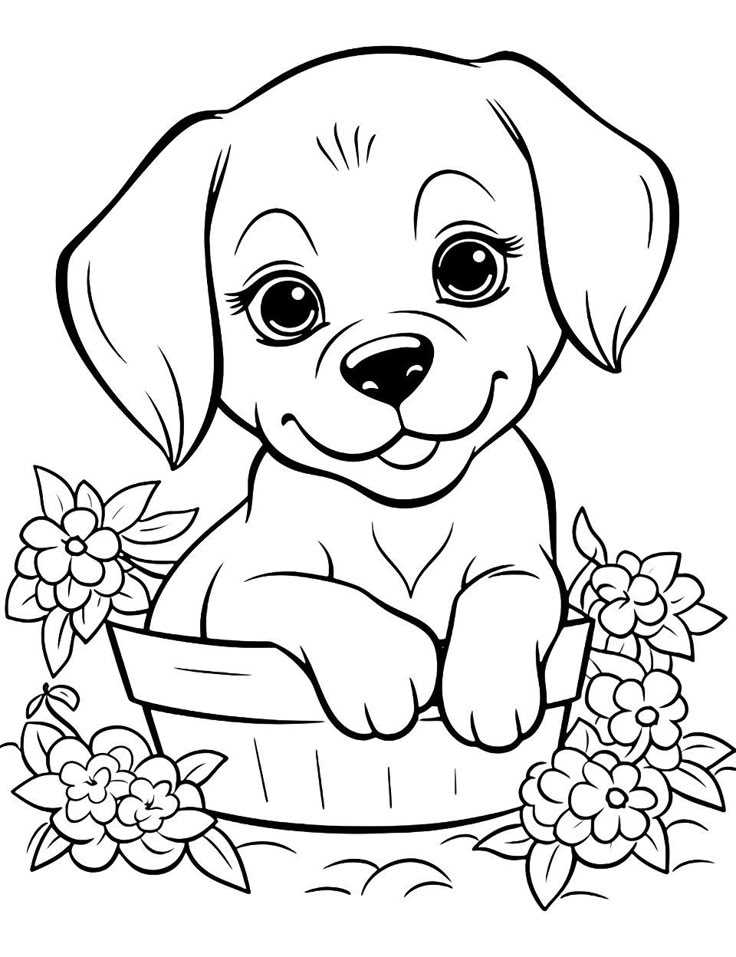 free printable dog pictures to color free printable dog pictures to color