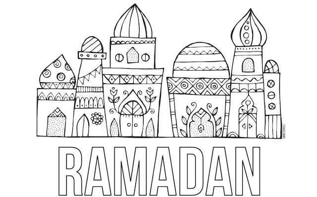 ramadan coloring pages printable