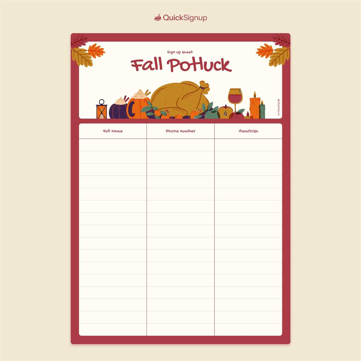 printable potluck sign up printable potluck sign up