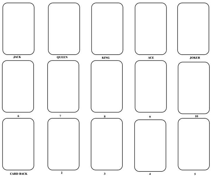 printable blank playing cards printable blank playing cards