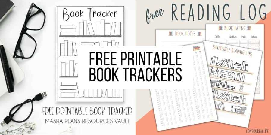 book tracker printable