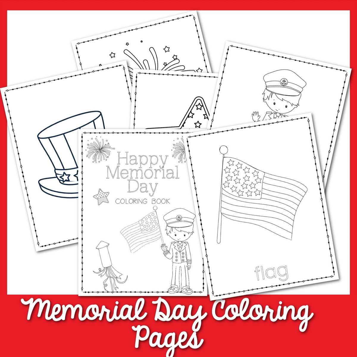 memorial day printable coloring pages