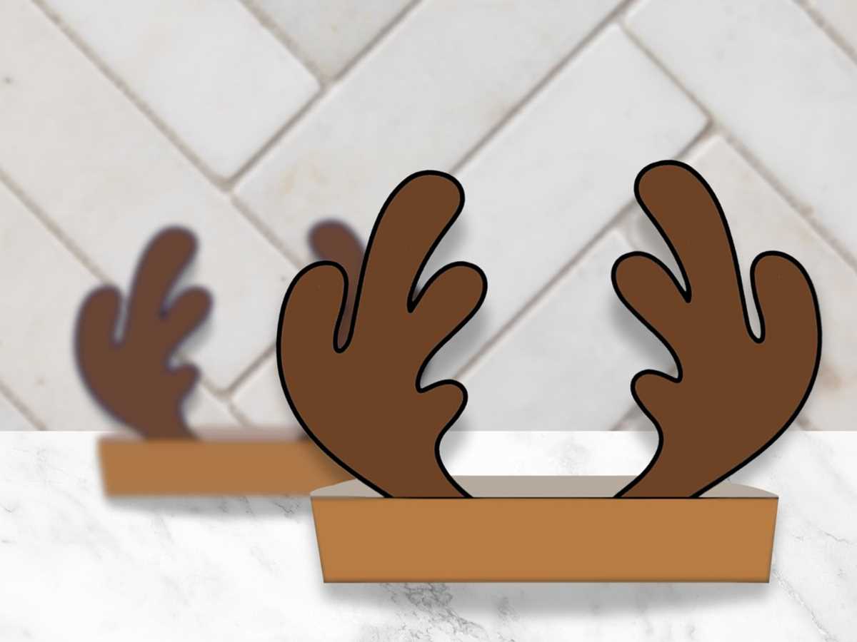 reindeer antlers printable free reindeer antlers printable free
