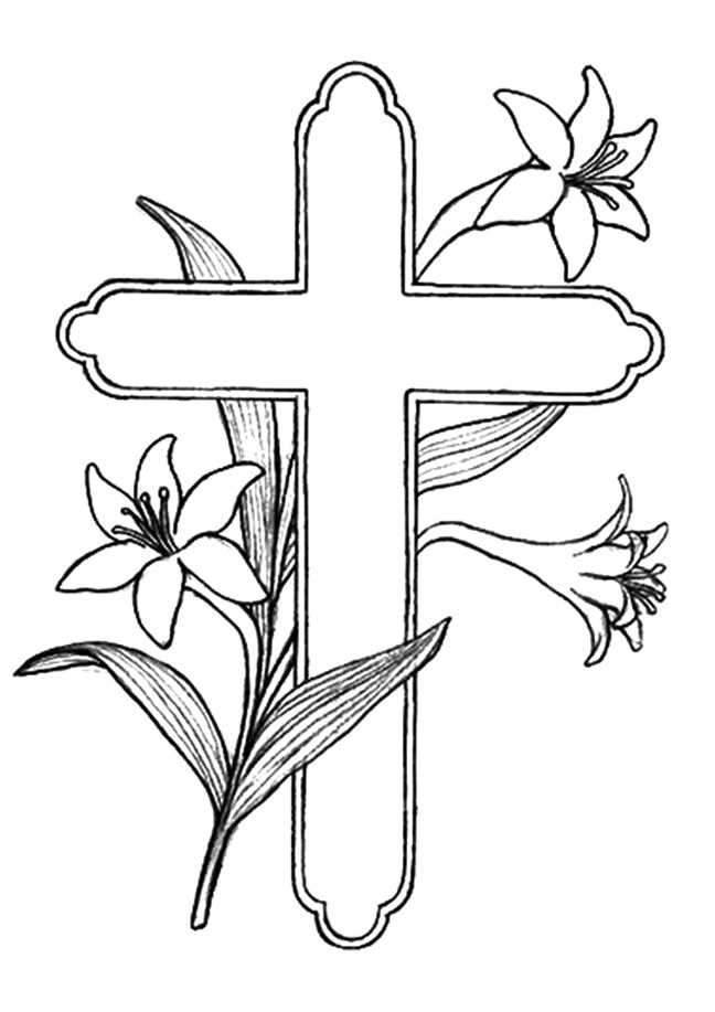 religious easter coloring pages printable