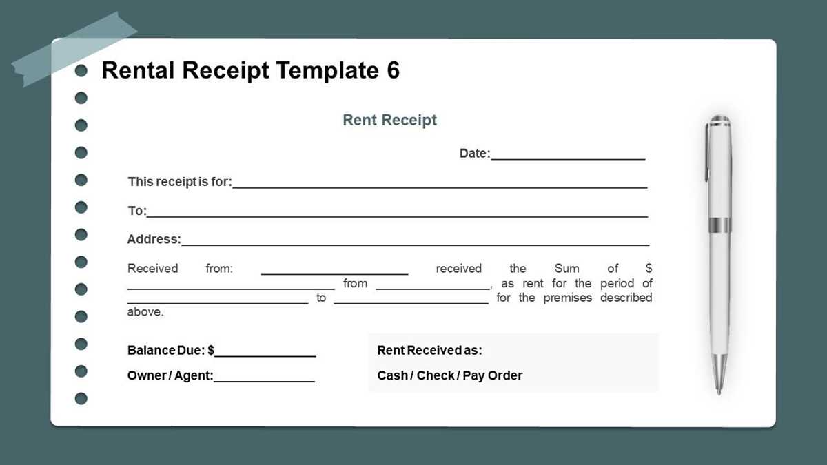 rent receipt printable rent receipt printable