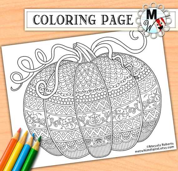 pumpkin coloring page printable