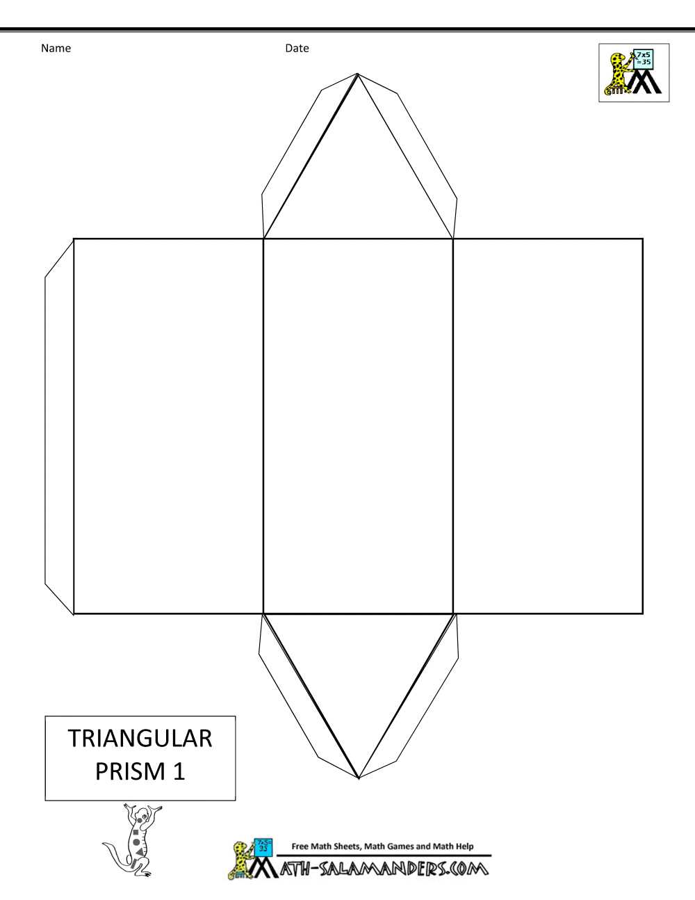printable shapes 3d