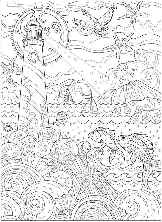 ocean coloring pages free printable